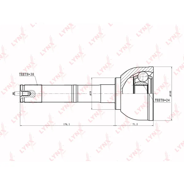 Шрус LYNXauto CO-7531