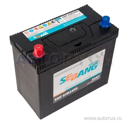 Аккумулятор SEBANG SMF 50 А/ч прямая L+ 238x129x227 EN480 А