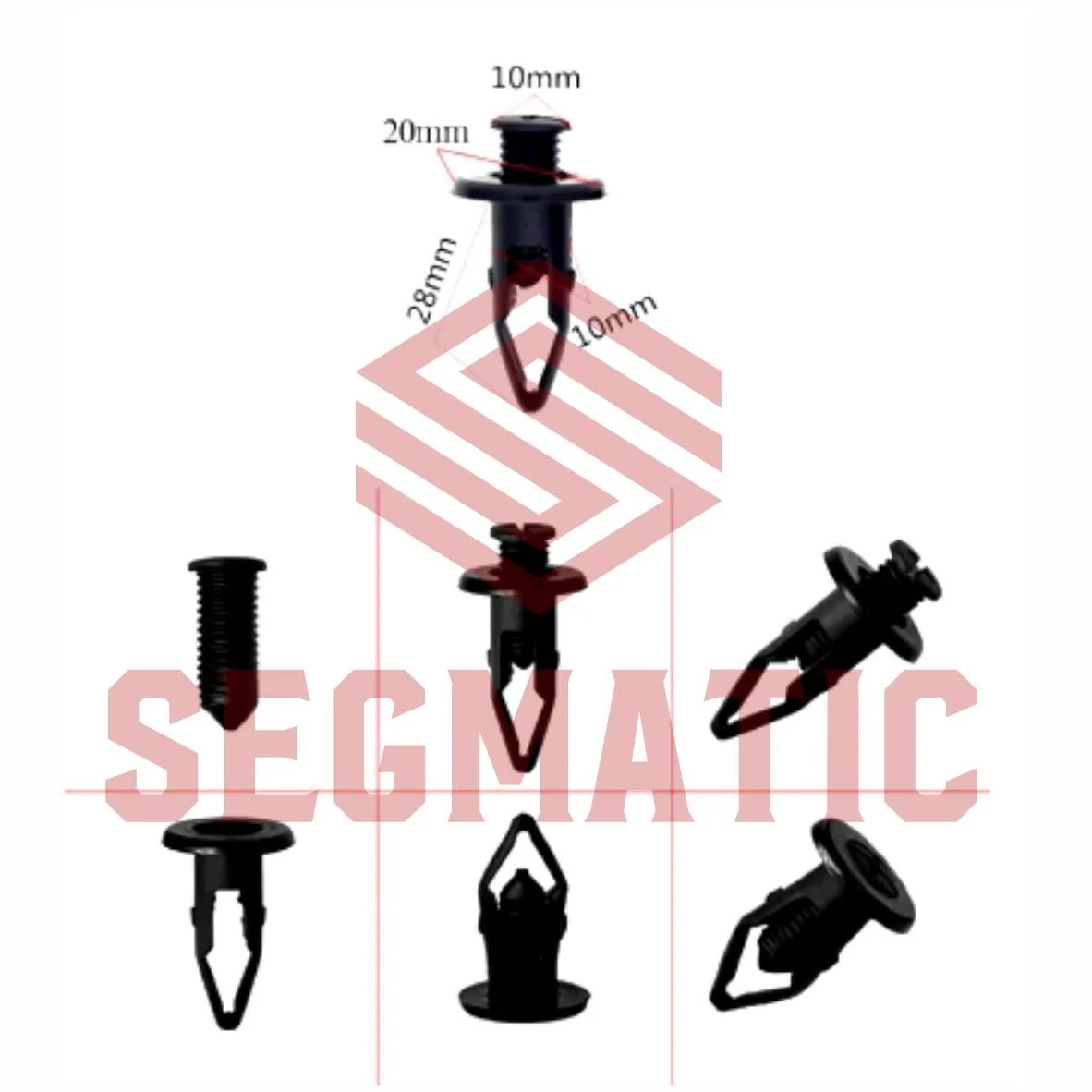 Клипса пластмассовая HONDA SEGMATIC SG70203372