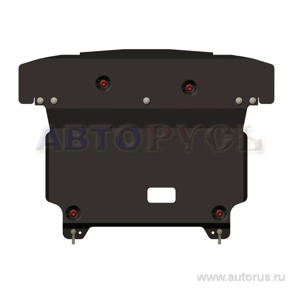 Защита картера двигателя и КПП SHERIFF HYUNDAI Santa Fe 2,2D АТ 2,2D МТ 2,4 АТ 2,4 МТ, 10.2316