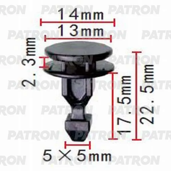 Штифт пластмассовый Acura,Honda применяемость: подкапотное пространств PATRON P371388
