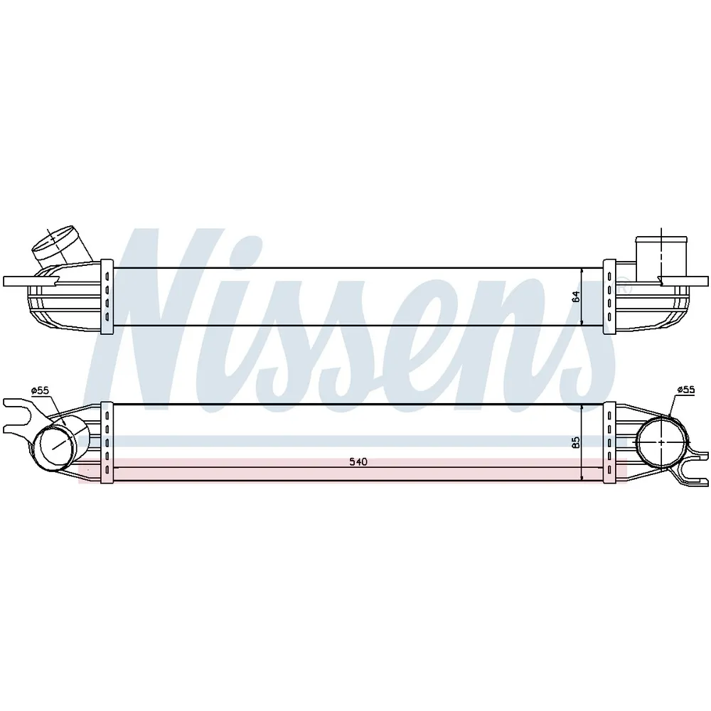 Интеркулер MINI MINI 06-, MINI CLUBMAN 07-, NISSENS 96608