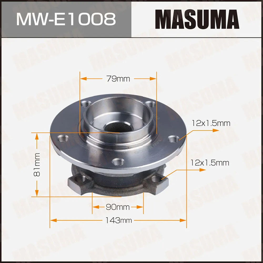 Ступичный узел передн MASUMA MW-E1008