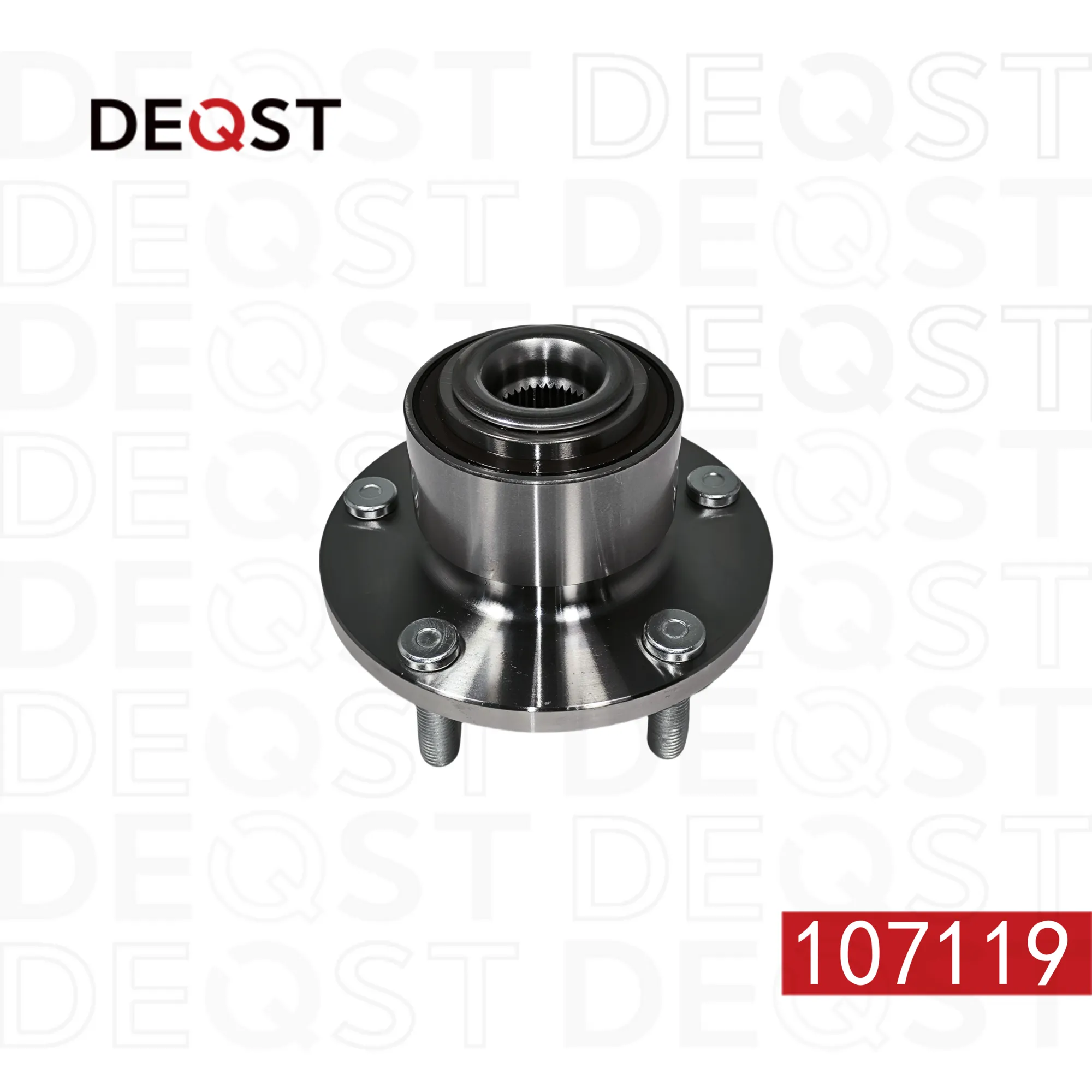 Ступица переднего колеса с подшипником. MAZDA 3 (BK) 10.2003- DEQST 107119