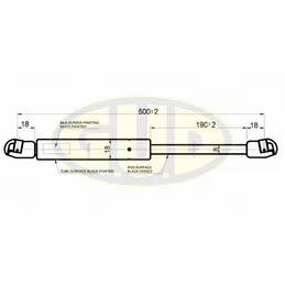АМОРТИЗАТОР БАГАЖНИКА NIS MICRA (K12) 01/03- 360N G.U.D GGS020366
