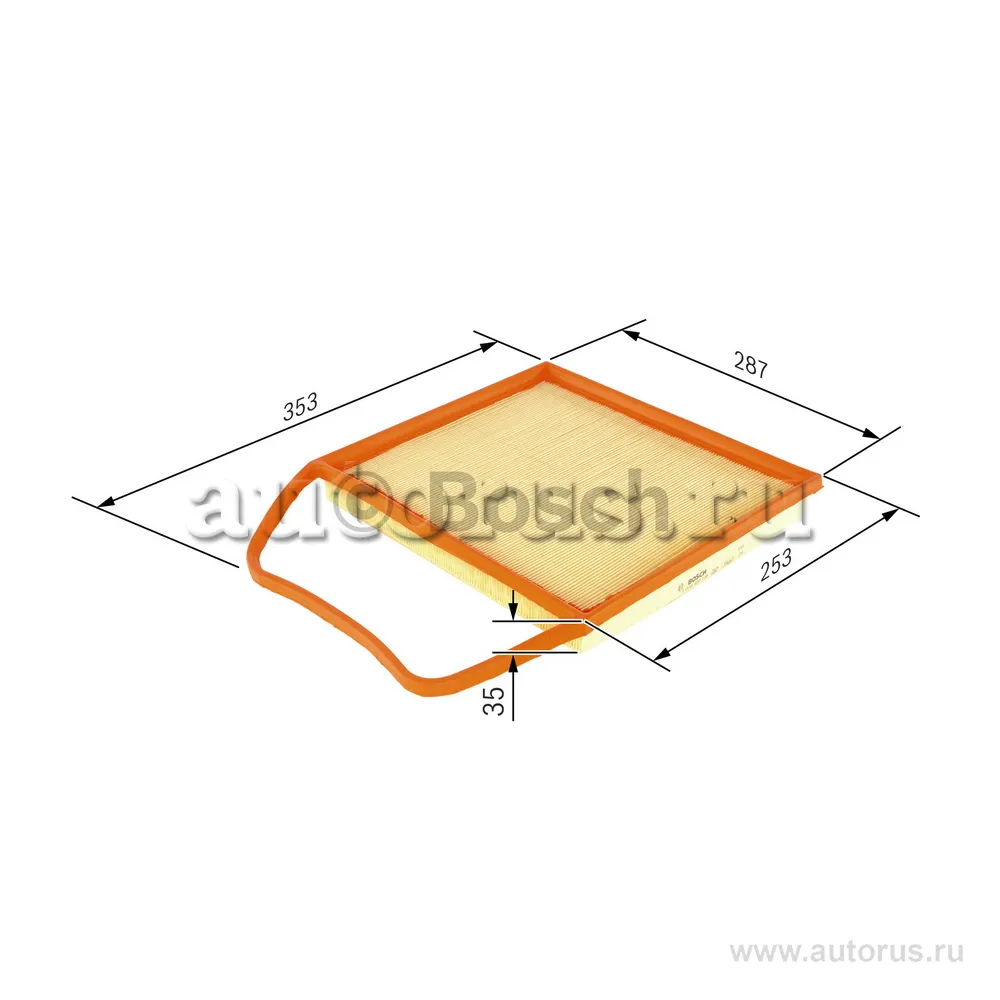 Фильтр воздушный BMW 3 E90 E91 E92 3.0 06 BOSCH F026400148