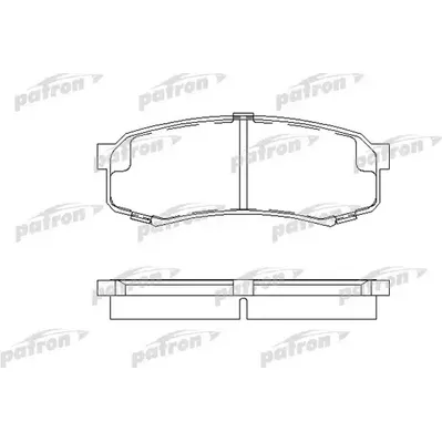 Колодки тормозные дисковые задн TOYOTA: HILUX пикап 01-05, LAND CRUISER 03-, PATRON PBP1021