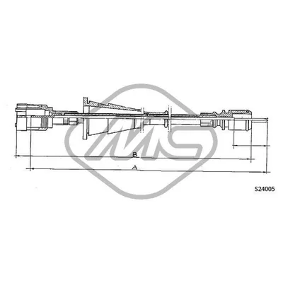 Трос спидометра R4 GTL - TL MM.?1540 Metalcaucho 82974