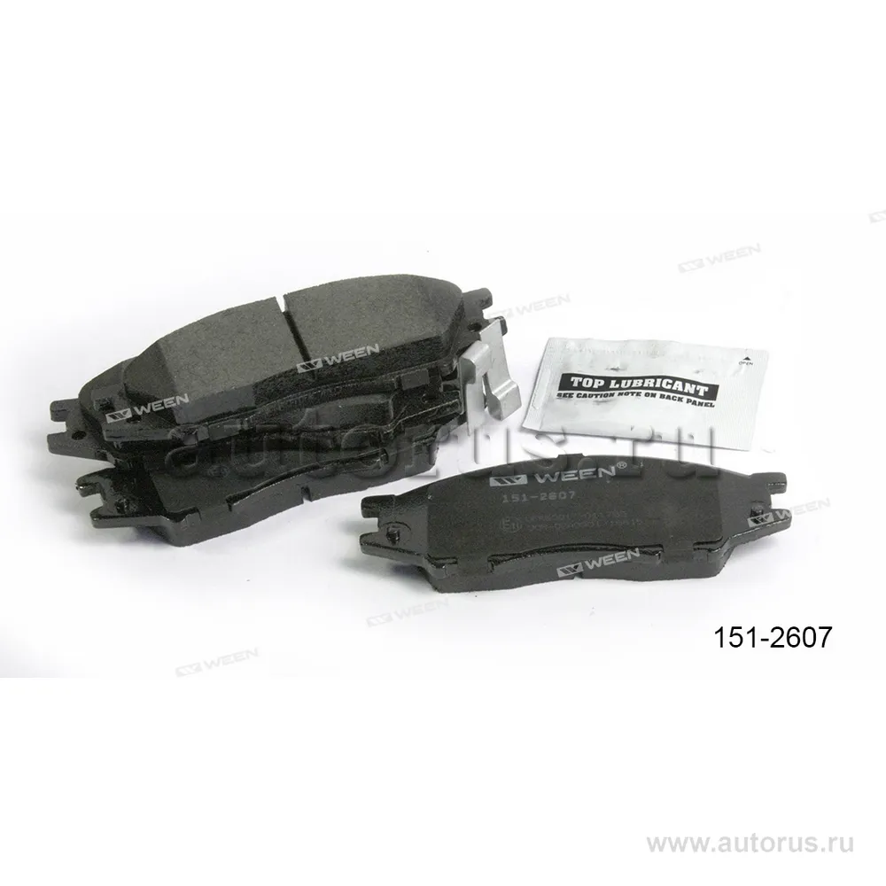 Тормозные колодки дисковые передние NISSAN Almera Classic (B10), Almera II (N16) WEEN 151-2607
