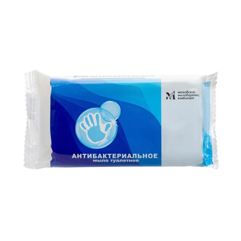 Мыло туалетное Антибактериальное в цветной обертке флоупак 100 гр. МКТУ0821 1648306