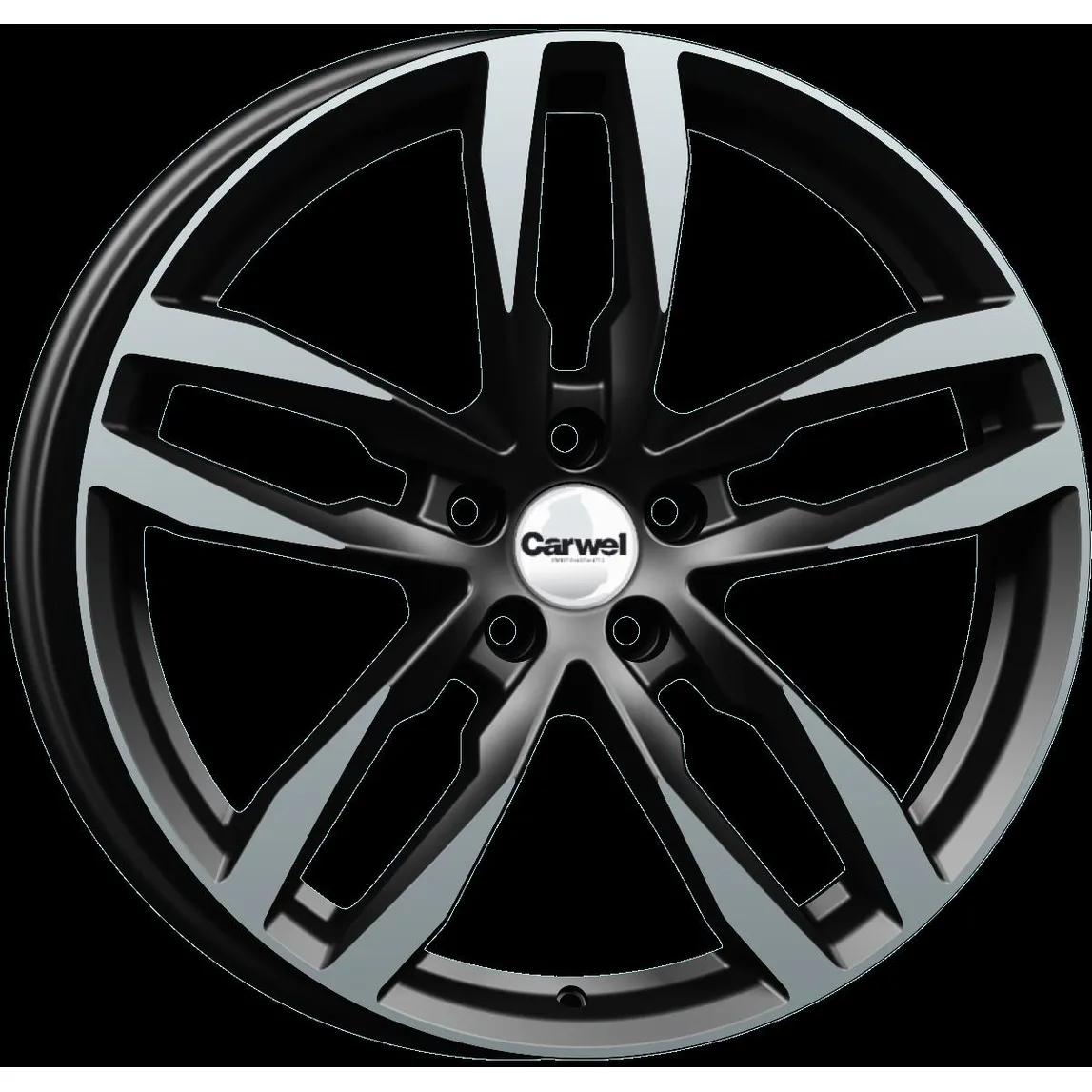Диск литой R19 8J 5x112/66.6 ET38 Carwel Зильс 220 AB 00029205