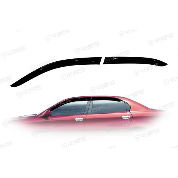 Дефлектора на окна Alfa Romeo 166 Sd 1998-2004EuroStandard деф.окон Cobra Tuning AE30698