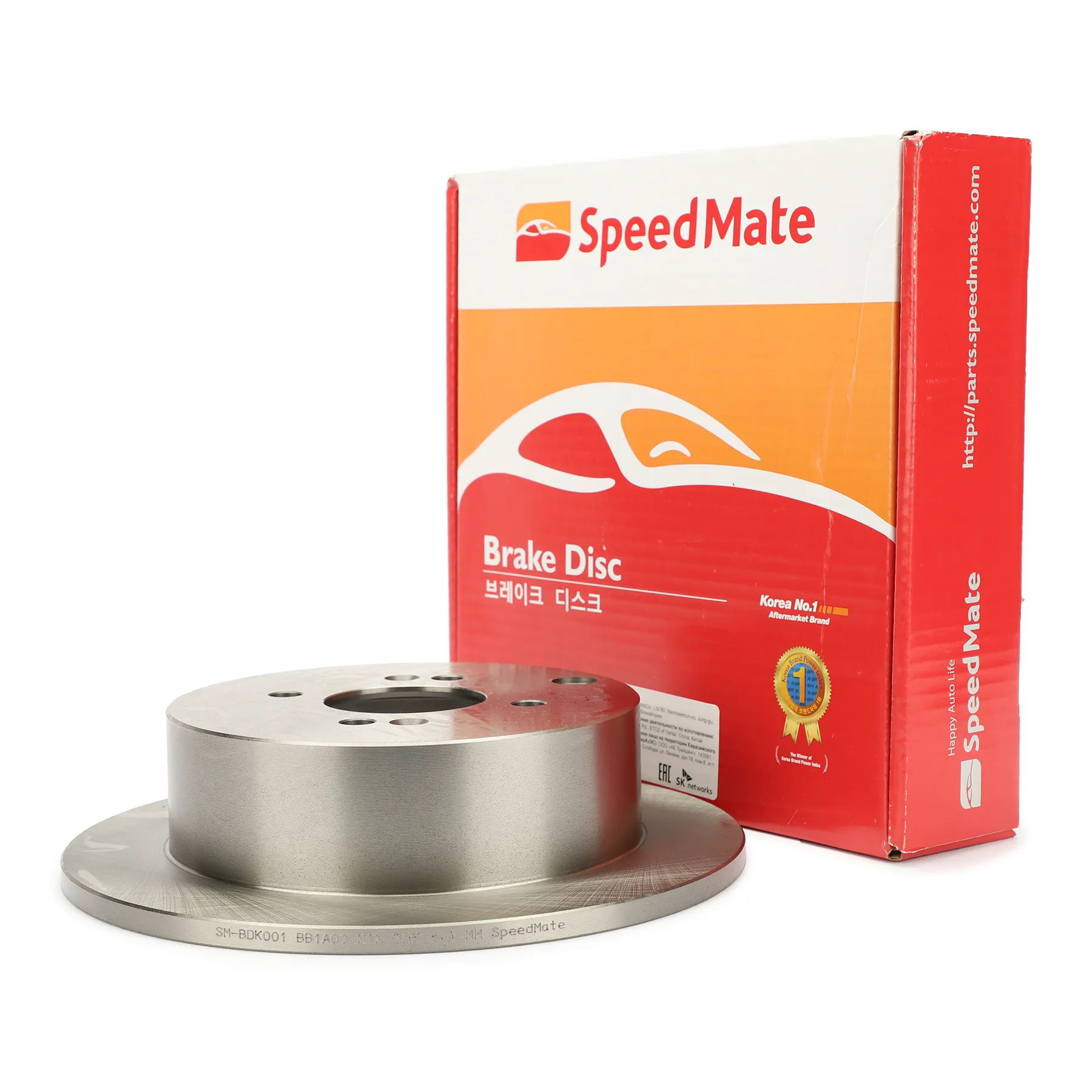 Диск тормозной задний KIA (RIO JB) (2005-2011) HYUNDAI (ACCENT MC) (2005-2010) SPEEDMATE SM-BDK001