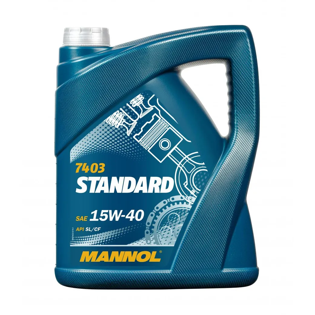 Масло моторное MANNOL Standard 15W-40 минеральное 5 л 1216