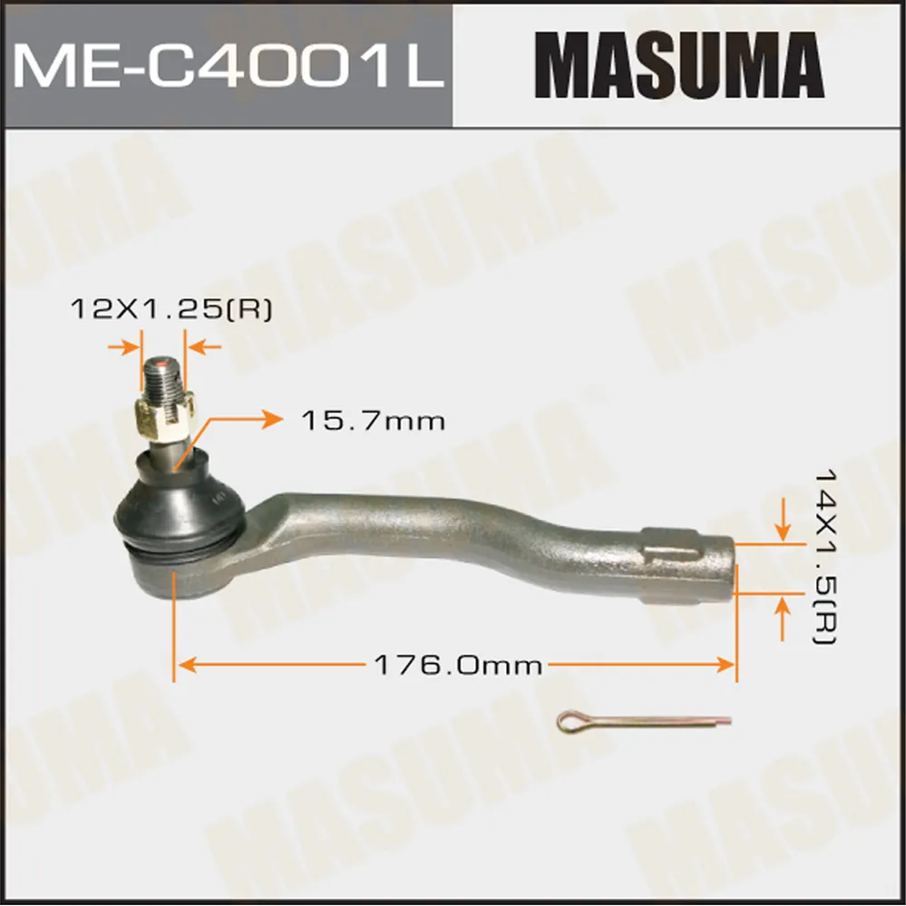 Наконечник рулевой тяги L MASUMA MEC4001L