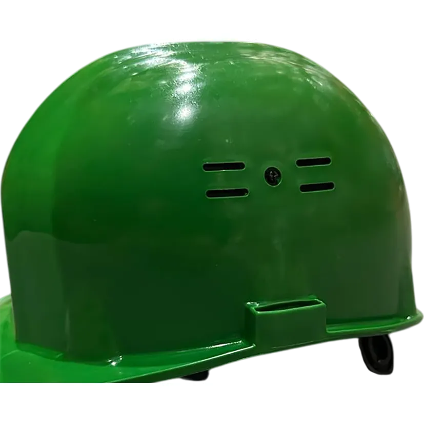 Каска строительная защитная зеленая (с храповым механизмом) SAMTOOLS SR-109021001