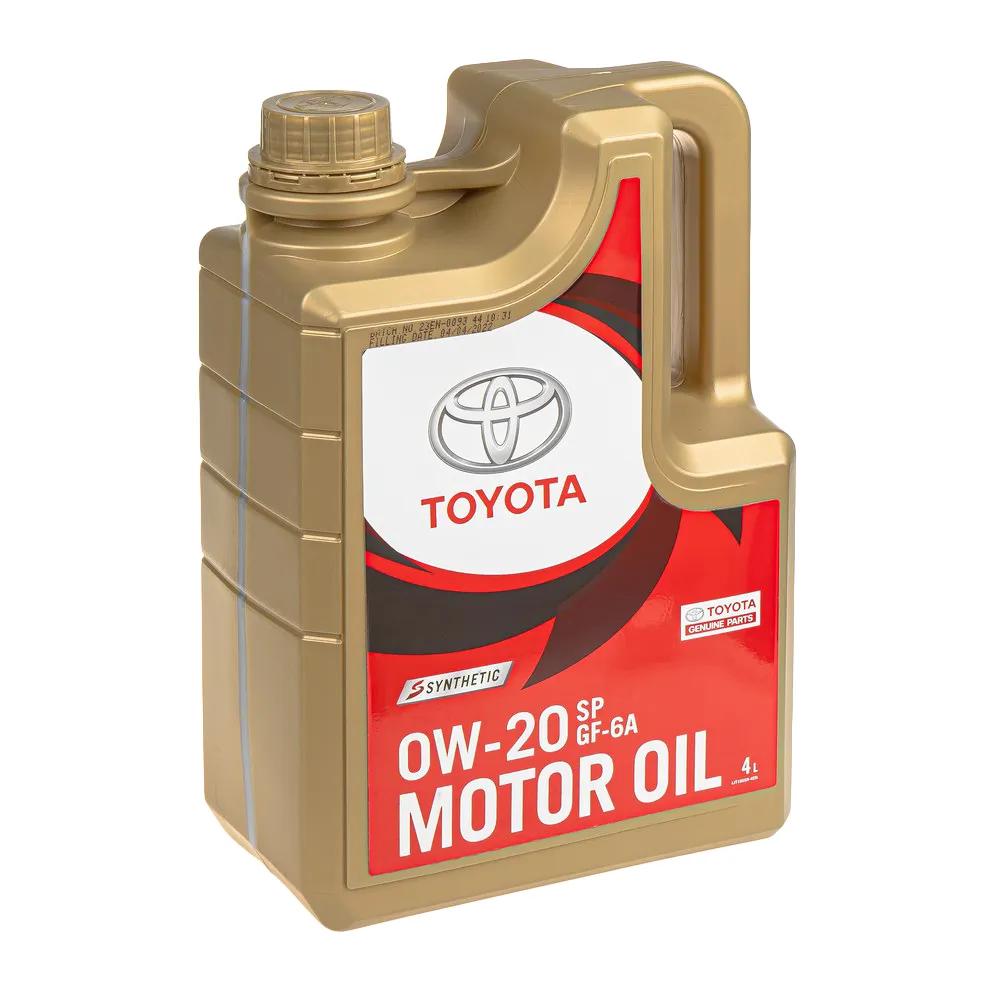 Масло моторное TOYOTA Motor Oil 0W-20 синтетическое 4 л 08880-84355