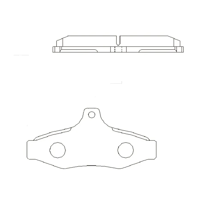 Колодки задние DAEWOO NUBIRA CKKD7 CTR GK0435