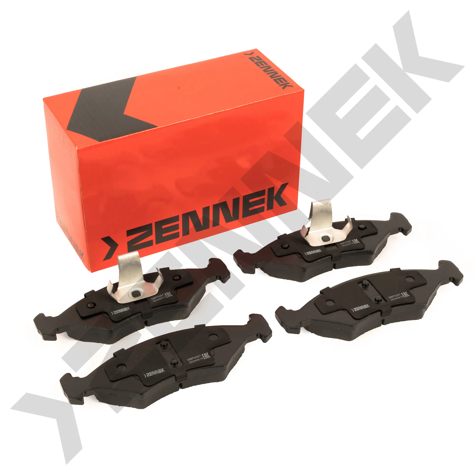 Колодки тормозные дисковые передние FORD ESCORT 80-94, FIESTA 76- ZENNEK DBP0297