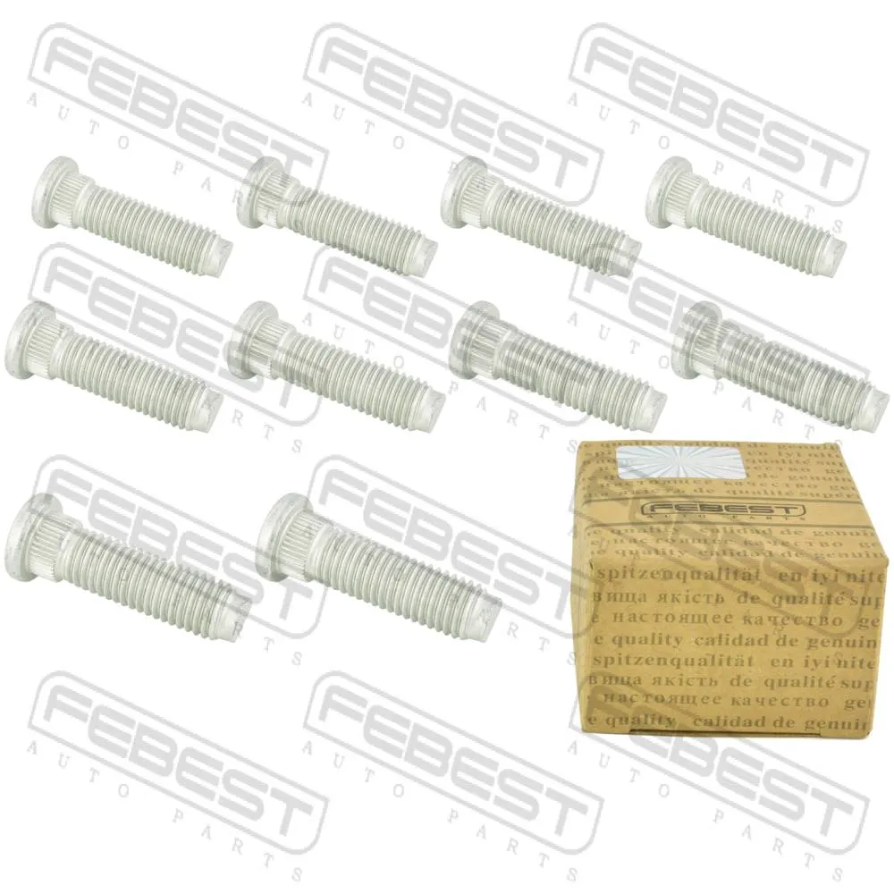 Шпилька колёсная (10 шт. в упаковке) FORD TRANSIT TT9 2006-2014 [EU] FEBEST 2184-002-PCS10