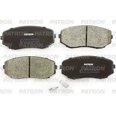 Колодки тормозные дисковые перед. MAZDA: CX-7 2.3 MZR DISI Turbo 07- PATRON PBP140