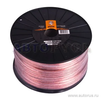 Кабель акустический 2x1,5 мм кв., 15GA, 1 м MYSTERY MSC-15