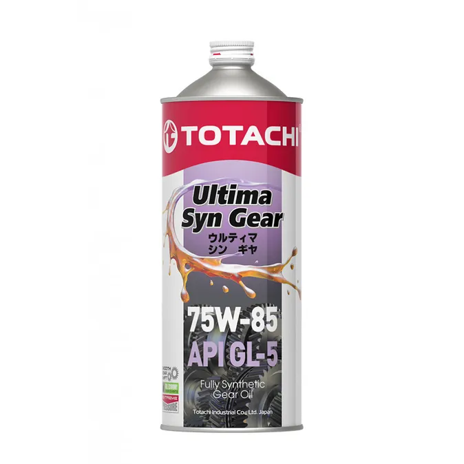 Масло трансмиссионное синтетическое TOTACHI Ultima Syn Gear 75W-85 GL-5 1л TOTACHI G3201