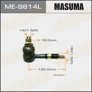 Наконечник L TOYOTA AVENSIS MASUMA ME-9814L