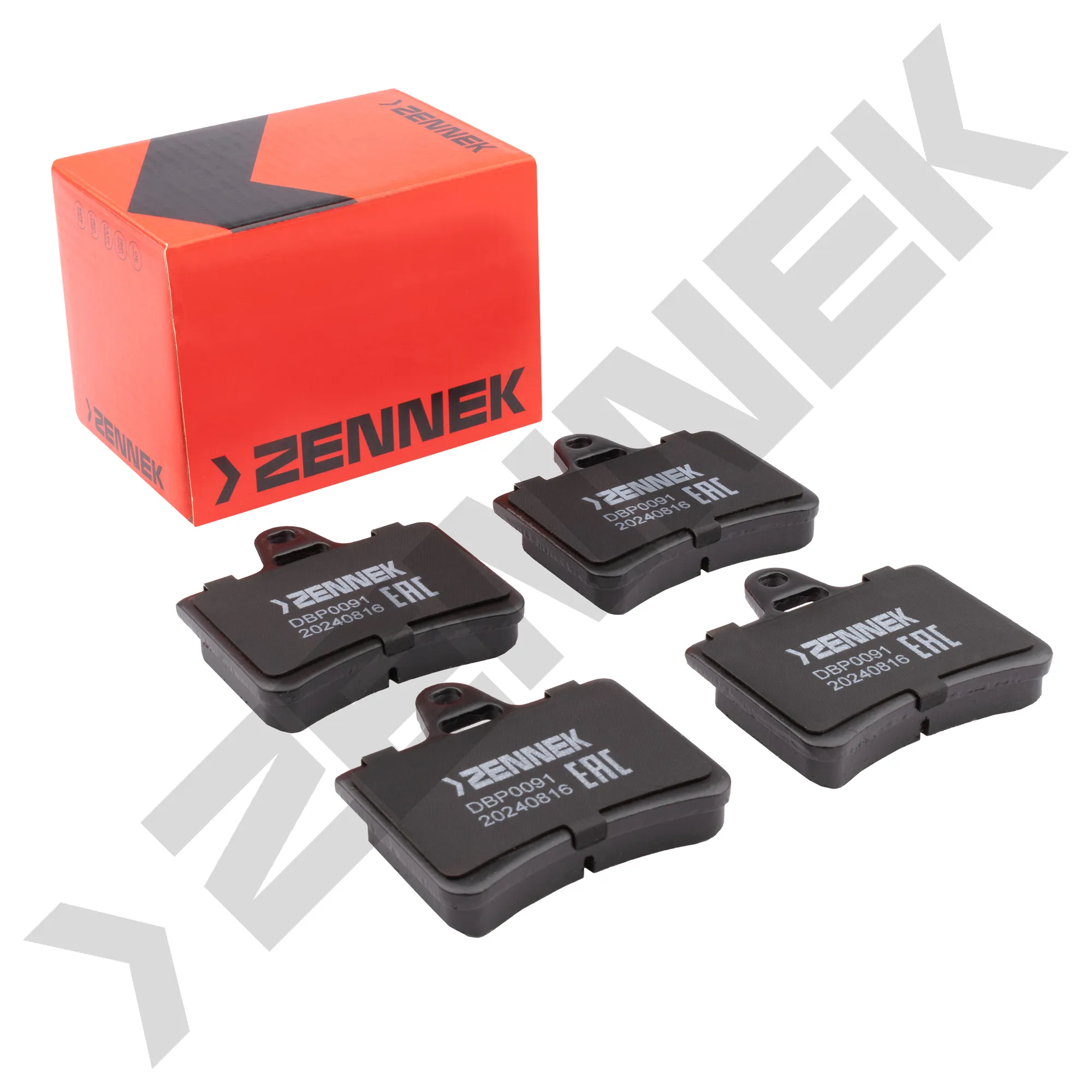 Колодки тормозные дисковые задние CITRON C5 01- ZENNEK DBP0091