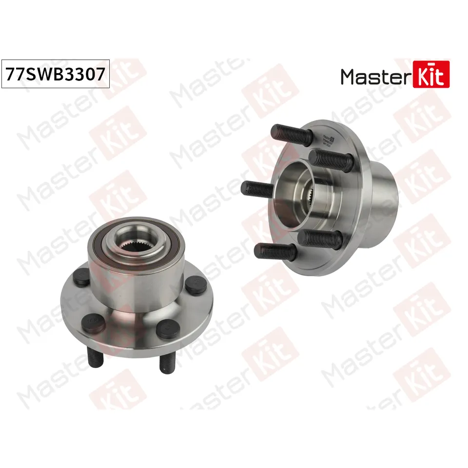 Ступица в сборе с подшипником перед. MASTERKIT 77SWB3307