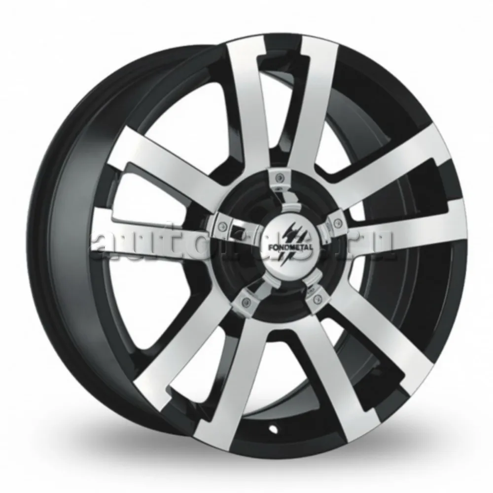 Диск литой R18 8.5J 5x112/66.5 ET50 FONDMETAL 77001 Black Polished 770018518505112KNA2