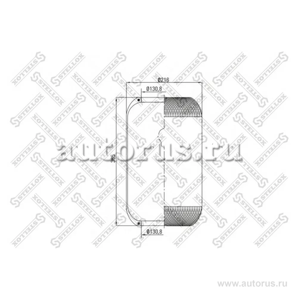 Пневмоподушка Omn Volvo B7/9R STELLOX 9036341_SX