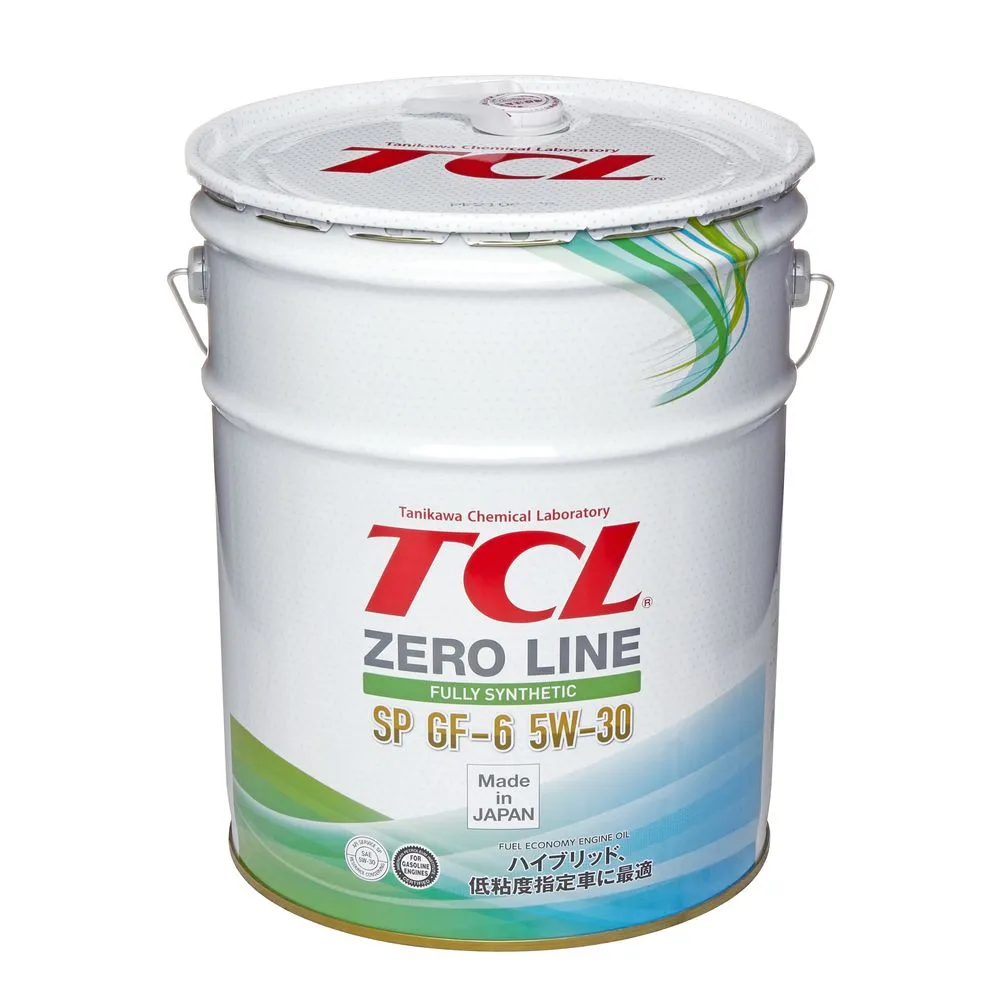 Масло моторное TCL Zero Line Fully Synth, Fuel Economy, SP, GF-6, 5W30, 20л TCL Z0200530SP