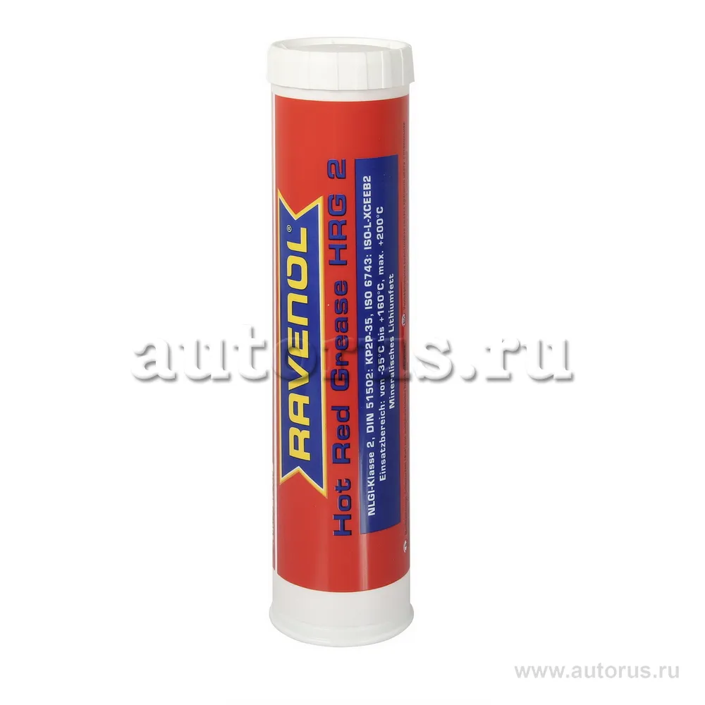 Смазка RAVENOL Hot Red Grease HRG 2 (0,4кг) 1340121-400 (4014835756540)