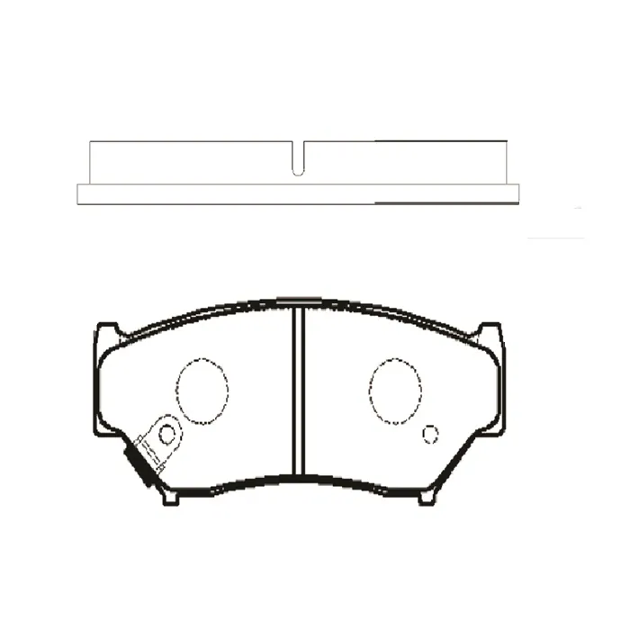 Колодки тормозные SUZUKI Vitara 1995 ~ 2005 / Grand Vitara 1998 ~ 20 CTR GK0951