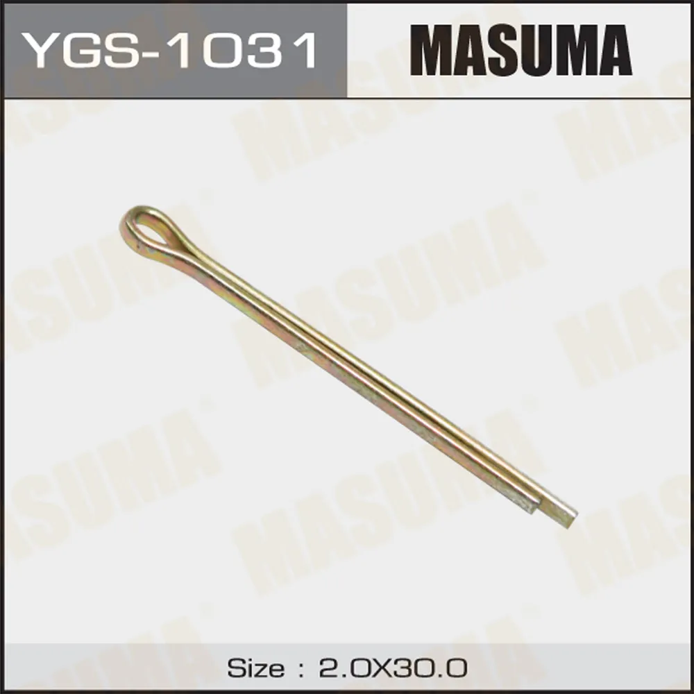 Шплинт MASUMA 2x30mm MASUMA YGS1031