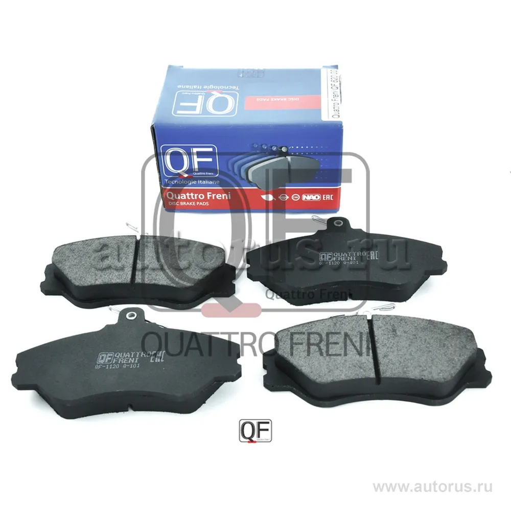 Колодки тормозные FR без датчика HYUNDAI PORTER, QUATTRO FRENI QF62000