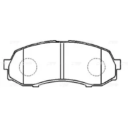 Тормозные колодки CTR CKD-8