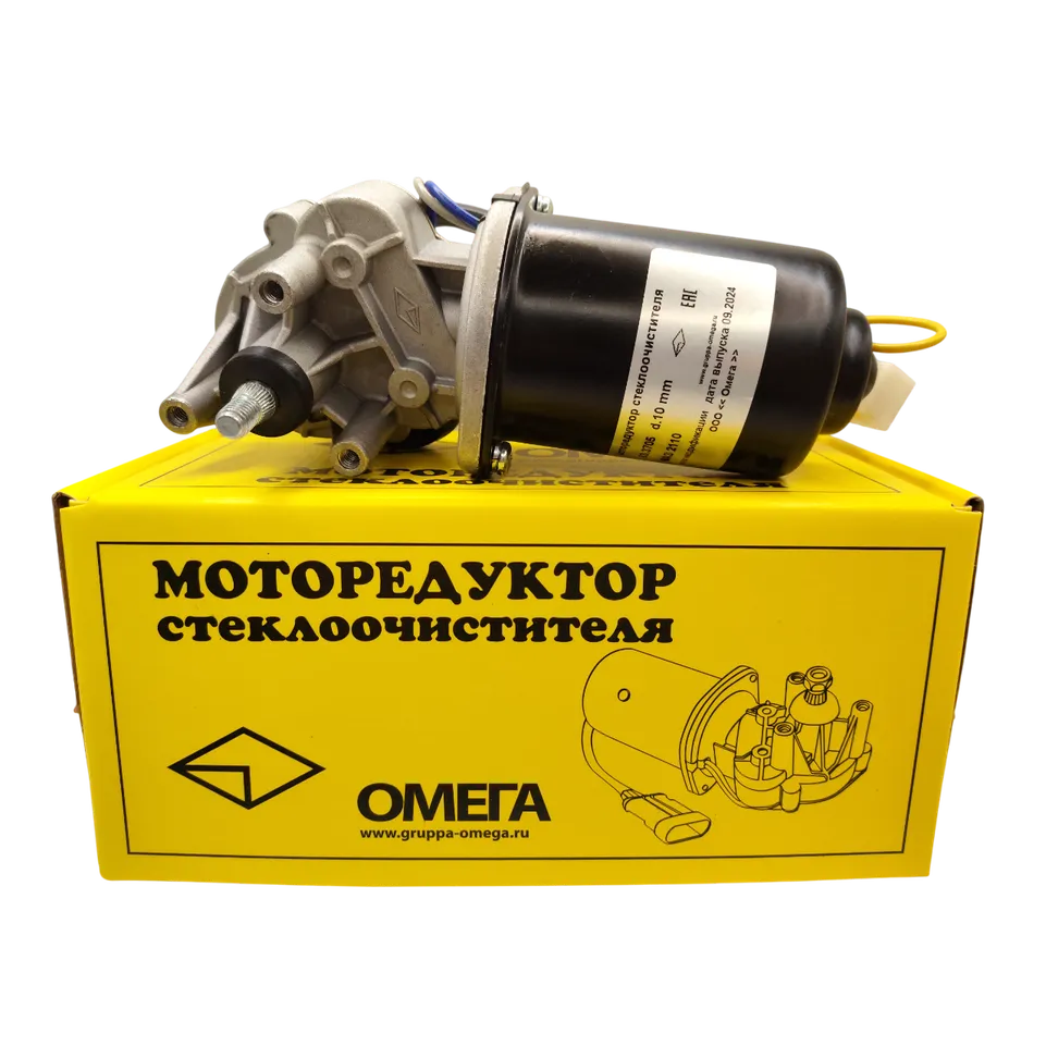 Моторедуктор стеклоочистителя 83.3705 (2110) d10,0 mm Группа Омега 83.3705 (2110) d10,0 mm