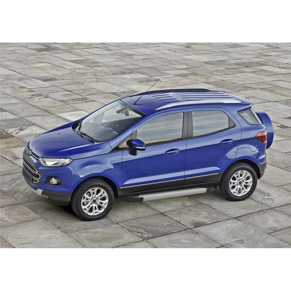 Порог-площадка Silver F160AL + комплект крепежа, Ford Ecosport 2018-/Ford Ecosport 2014-2018 Ford Ecosport 2014-2018 2018- RIVAL F160AL.1806.1