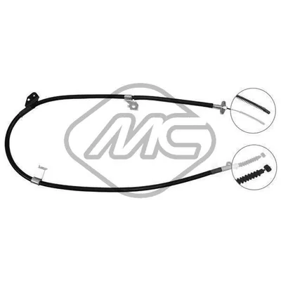 Трос ручника NIS ALMERA N 15 GA14DE/16DE-CD20 SX L Metalcaucho 82311