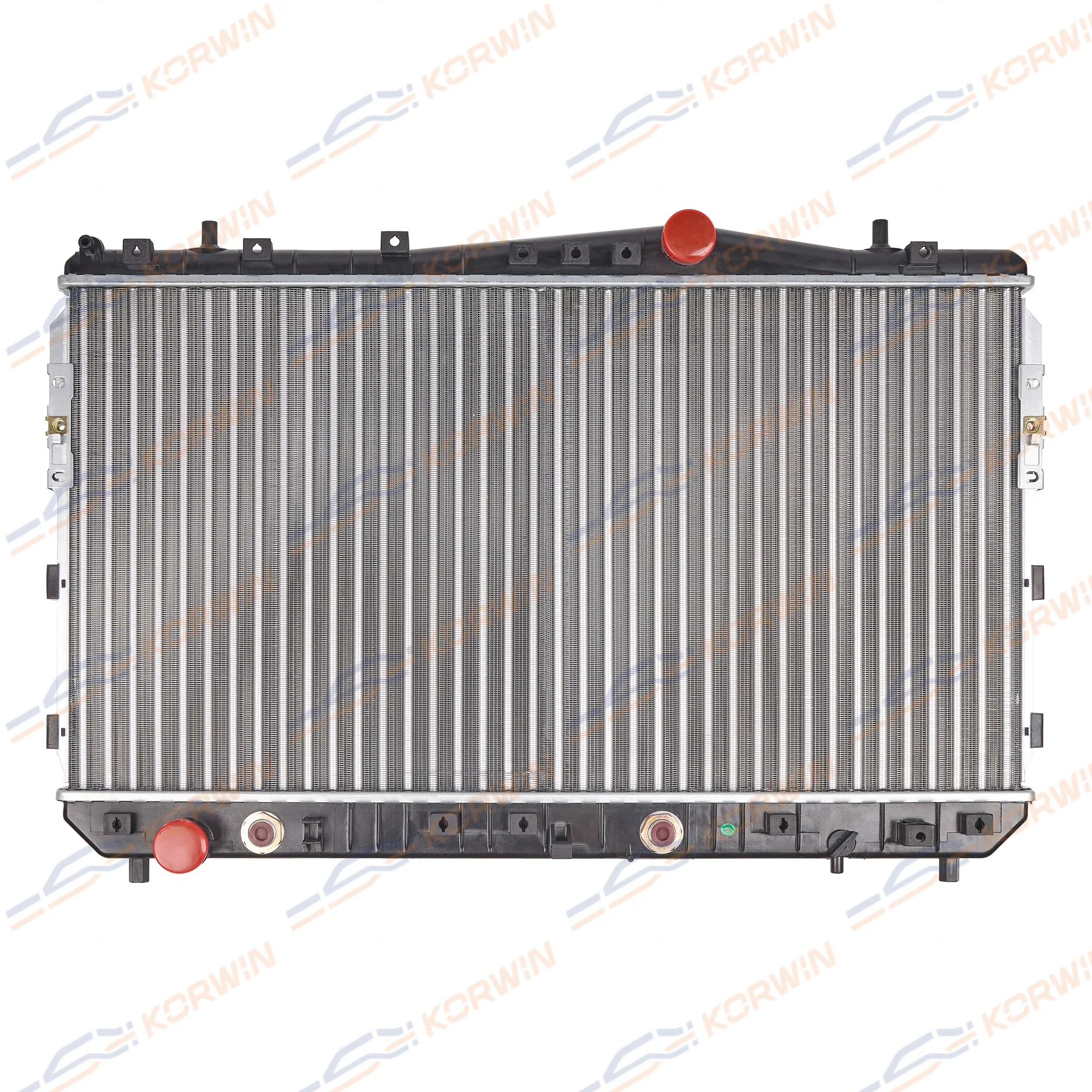 Радиатор охлаждения Chevrolet Lacetti 1.6/1.8 (04-) AT сборный KORWIN KWKB2047