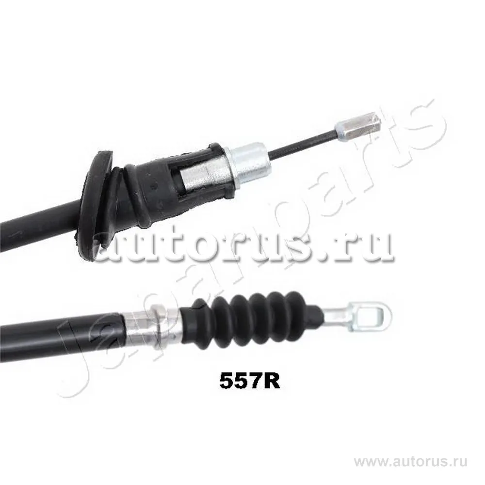 Трос ручного тормоза MITSUBISHI COLT 04-12 1570 мм зад.прав. JAPANPARTS BC557R
