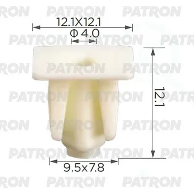 Втулка пластиковая Peugeot-Citroen применяемость: подкрылок PATRON P37-3894