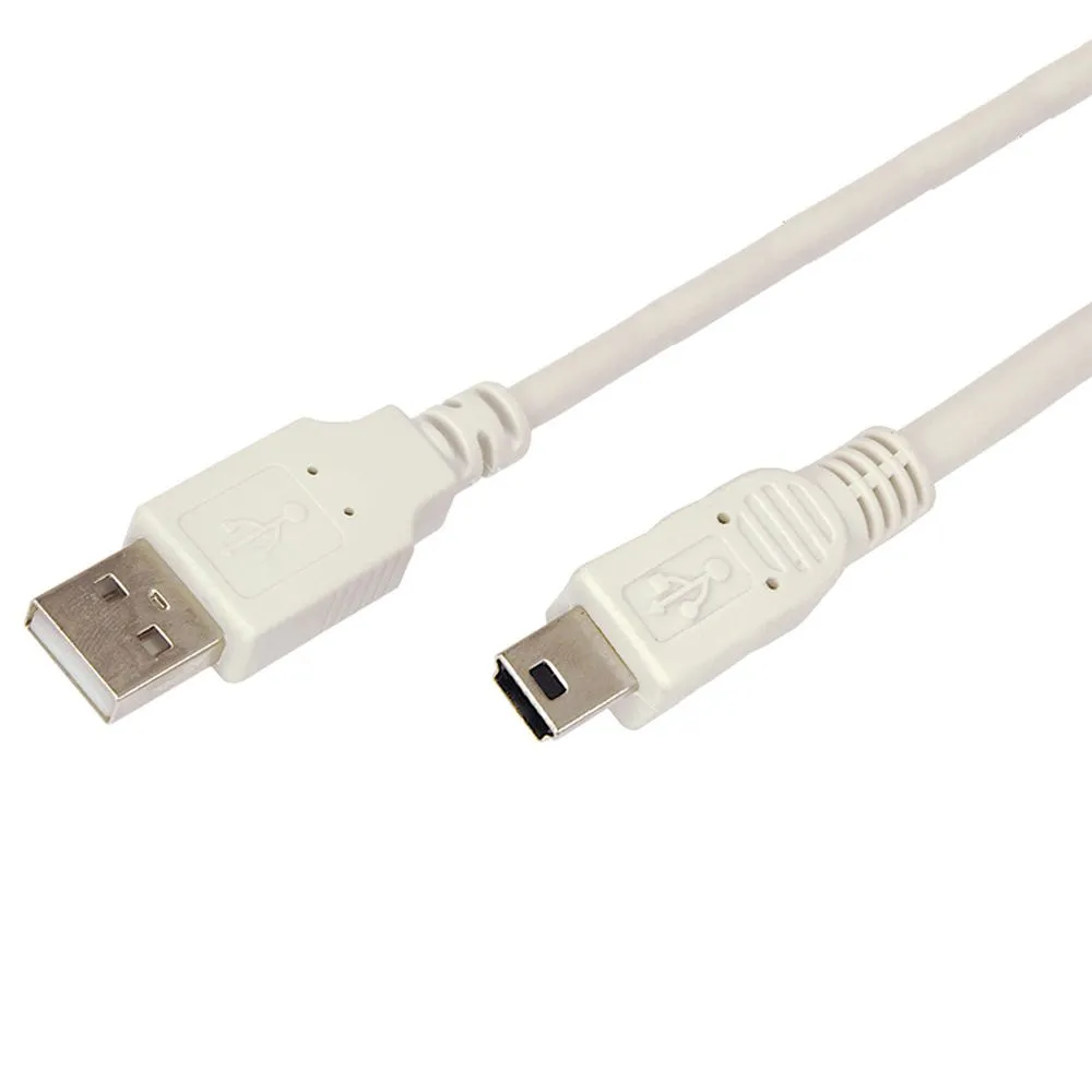 Кабель USB (шт. mini USB - шт. USB A) 3 метра, серый, , Max Вт REXANT 18-1136