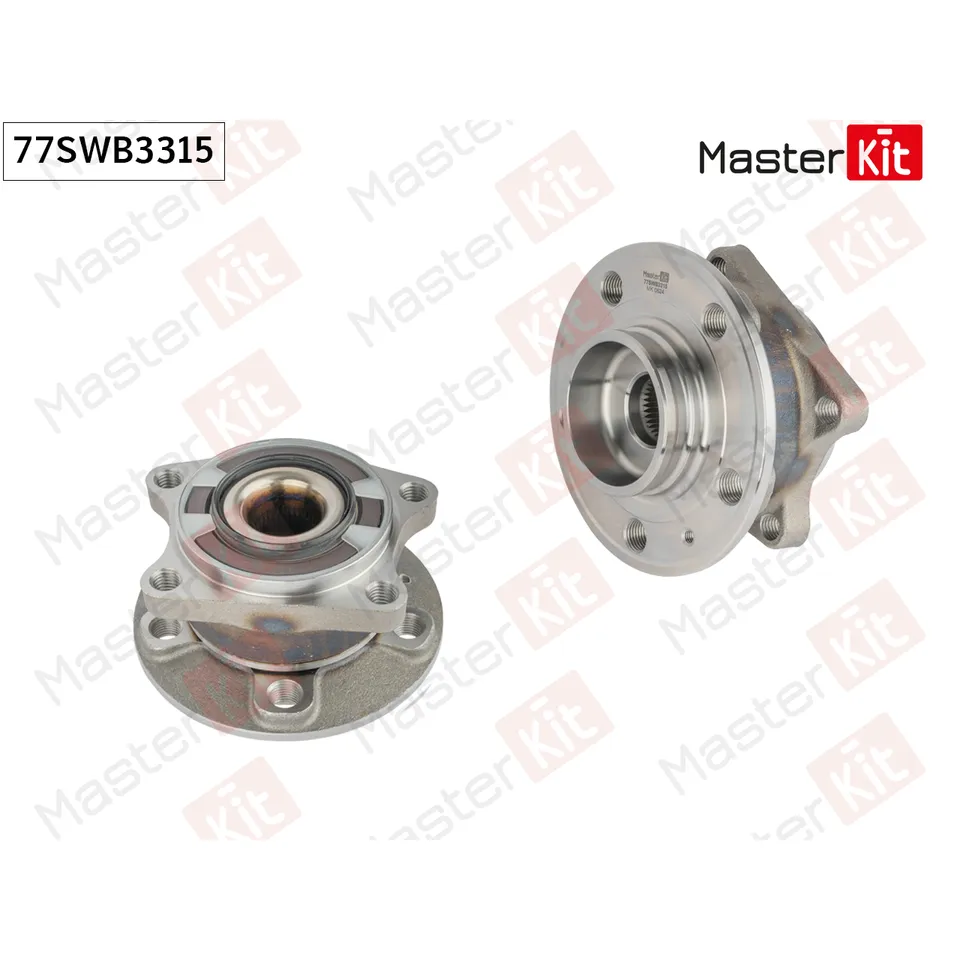 Ступица в сборе с подшипником зад. MASTERKIT 77SWB3315