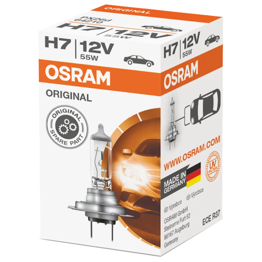 Лампа накаливания, фара дальнего света Лампа нака OSRAM 64210L