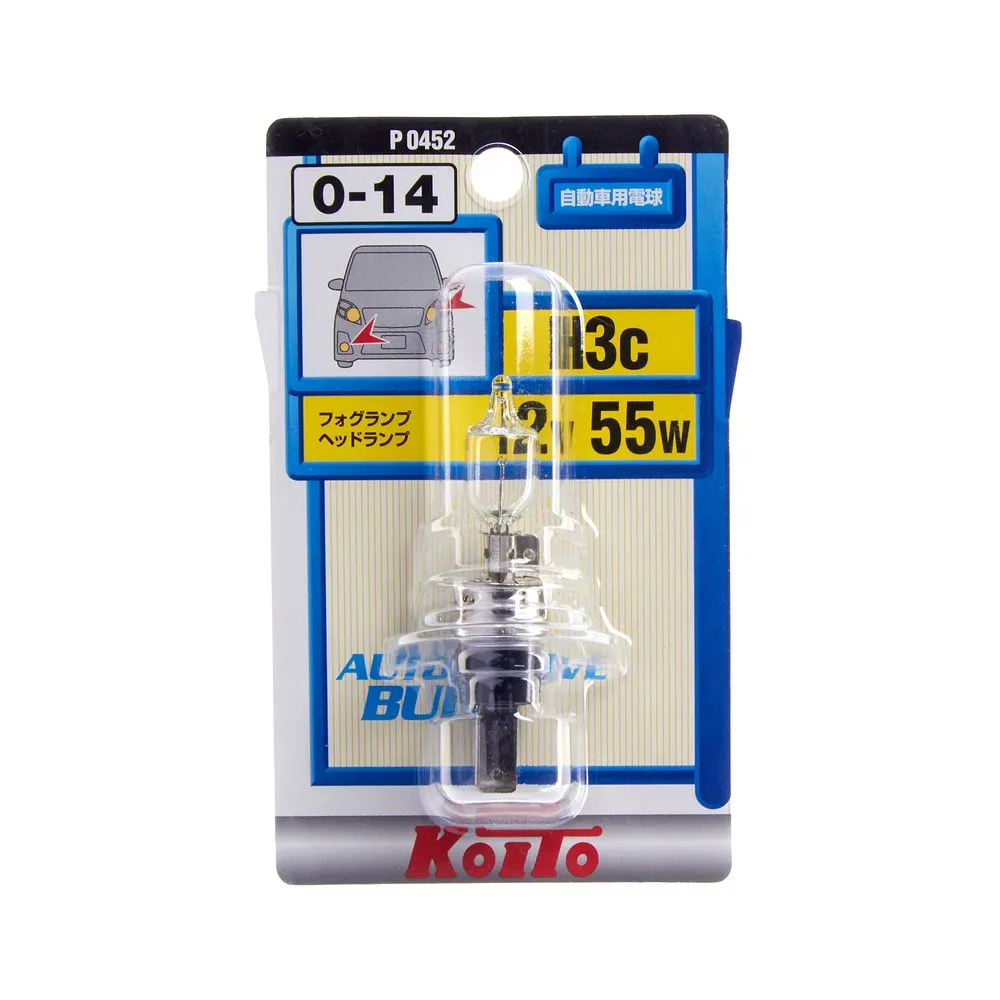 Лампа 12V H3C 55W PK22s KOITO 1 шт. блистер P0452