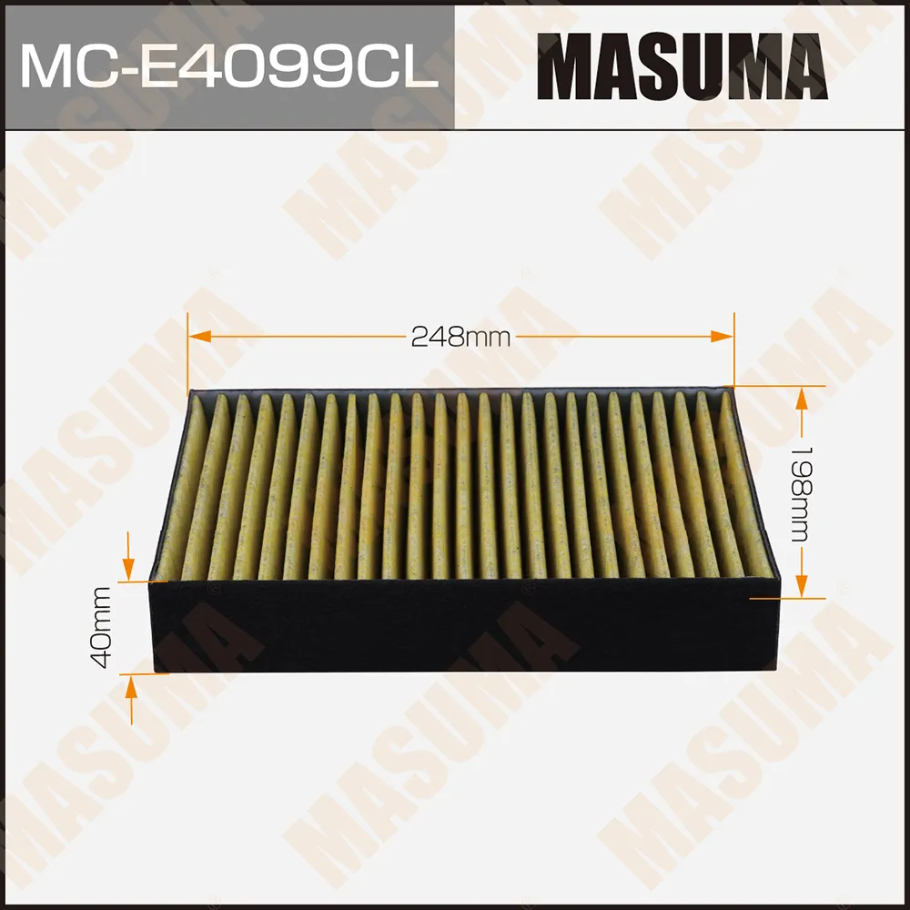 Фильтр салона угольный MASUMA MC-E4099CL