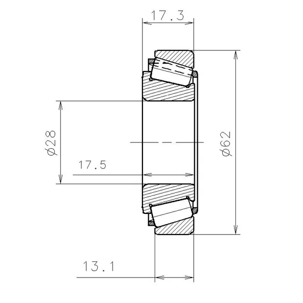Подшипник КПП [28x62x17,5] SNR EC43082S01H206